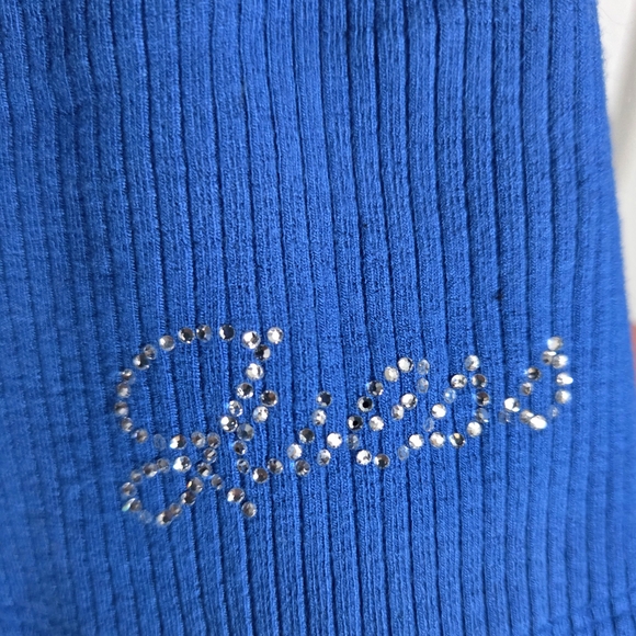 Elegant Guess Royal Blue Short Sleeve Tee - Picture 4 of 4